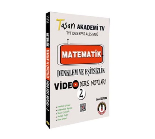 Tasarı TYT DGS KPSS ALES MSÜ Matematik Denklem Eşitsizlik Video Ders Notları