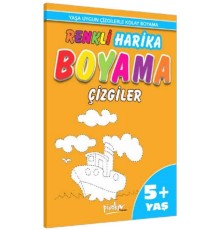 Renkli Harika Boyama Çizgiler (5+Yaş)
