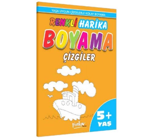Renkli Harika Boyama Çizgiler (5+Yaş)