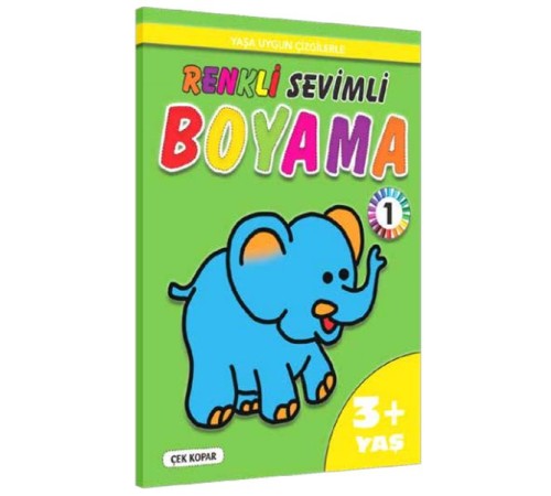 Renkli Sevimli Boyama -1 (3+Yaş)