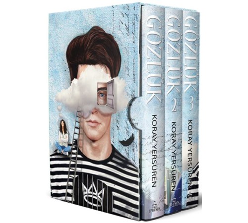 Gözlük Camdan Kalpler Set - Ciltli