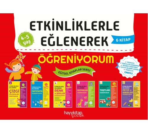 Etkinliklerle Eğlenerek Öğreniyorum - 6 Kitap Takım