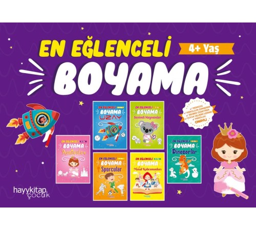En Eğlenceli Boyama 6’lı Set En Eğlenceli Boyama 6’lı Set