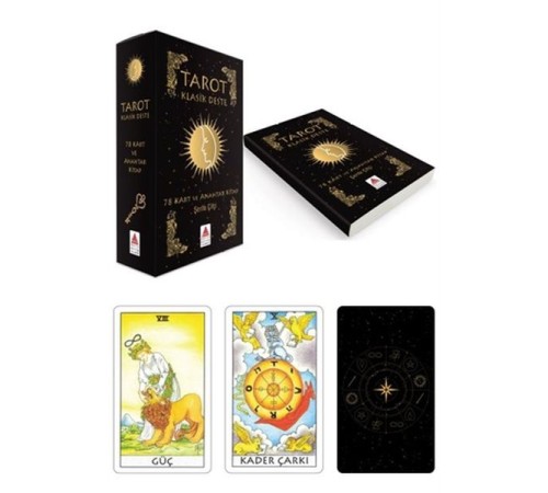 Tarot Klasik Deste, 78 Kart ve Anahtar Kitap