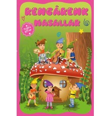 Çocuklar için Hayal ve Odak Geliştirici Rengarenk Masallar Fuşya Kitap