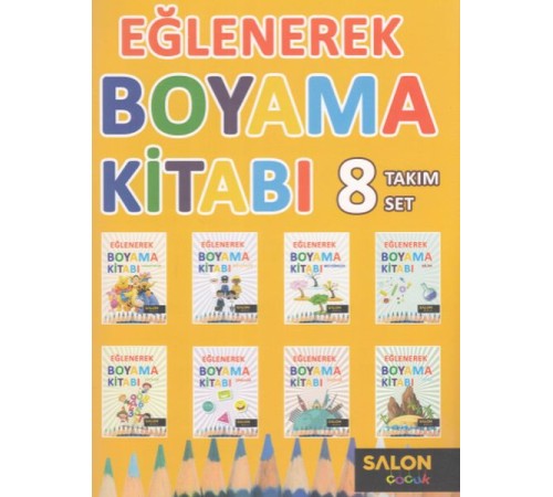 Eğlenerek Boyama (8 Takım Set)