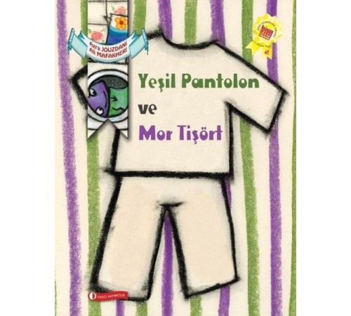 Yeşil Pantolon ve Mor Tişört
