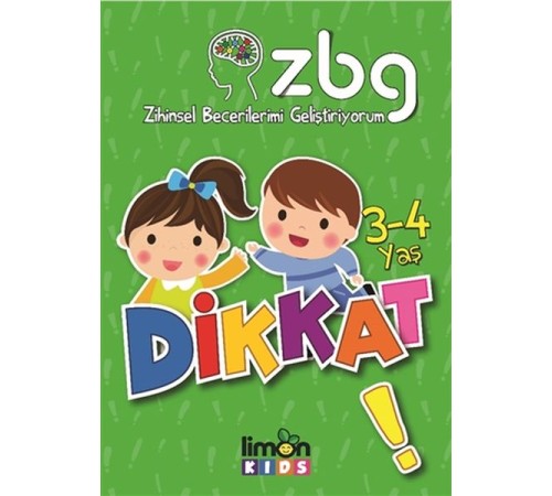 Zihinsel Becerilerimi Geliştiriyorum 3-4 Yaş Dikkat