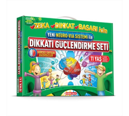 Dikkati Güçlendirme Seti - 5. Sınıf – 11 Yaş-Neuro-Via