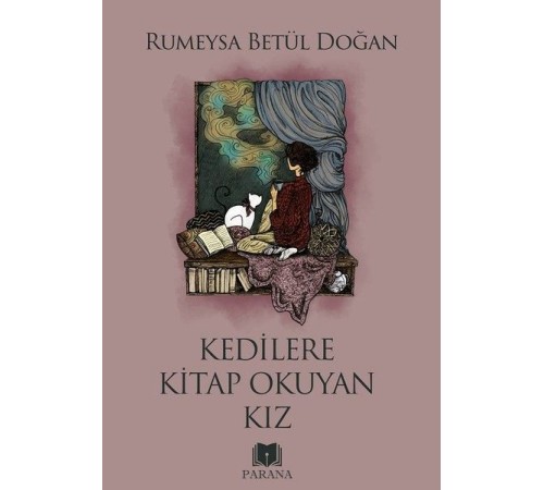 Kedilere Kitap Okuyan Kız