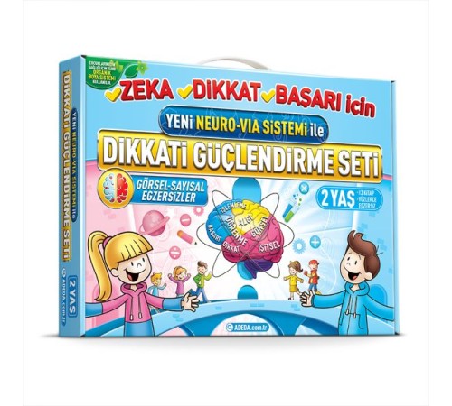 Dikkati Güçlendirme Seti - Anasınıfı –2 Yaş Neuro-Via