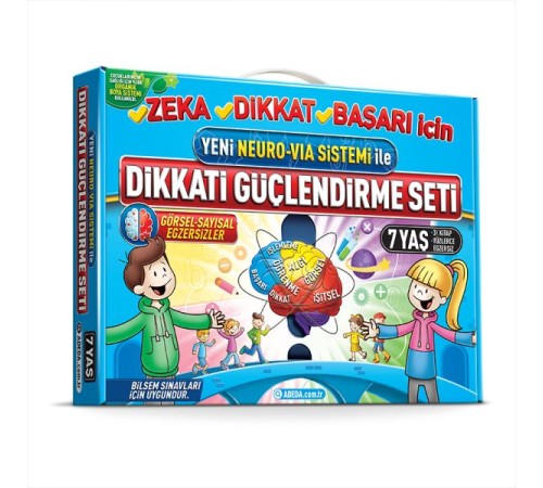 Dikkati Güçlendirme Seti  1. Sınıf – 7 yaş Neuro-Via