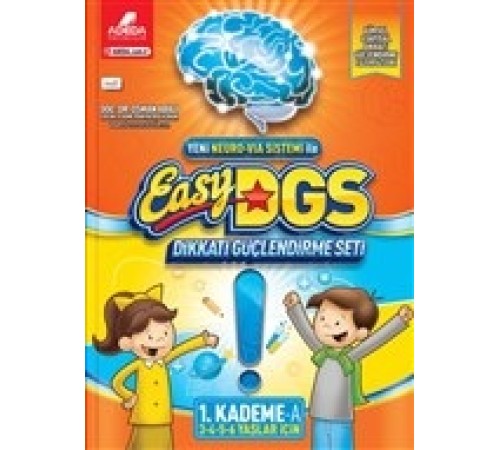 EASY Dikkati Güçlendirme Seti 3-6 yaş A Kitapçığı