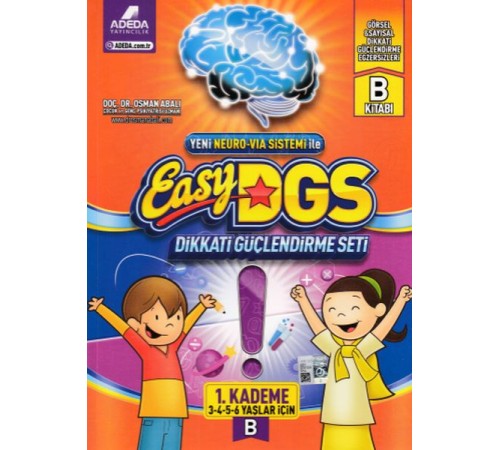 EASY Dikkati Güçlendirme Seti 3-6 yaş B Kitapçığı