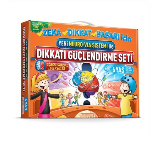Dikkati Güçlendirme Seti Anasınıfı – 6 Yaş- Neuro-Via Dikkati Güçlendirme Seti Anasınıfı – 6 Yaş- Neuro-Via