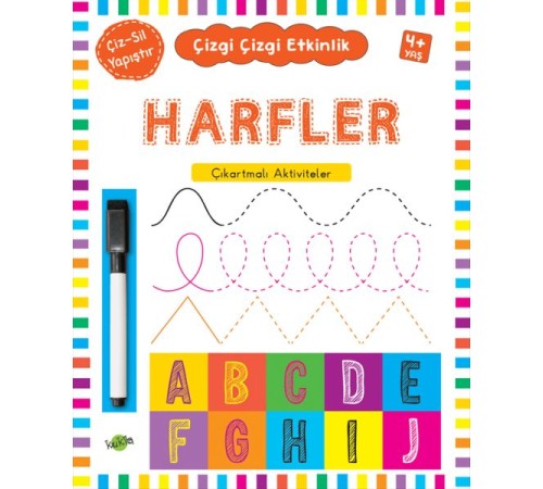 Çizgi Çizgi Etkinlik - Harfler  (4+ Yaş)