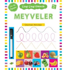 Çizgi Çizgi Etkinlik- Meyveler (4+ Yaş)