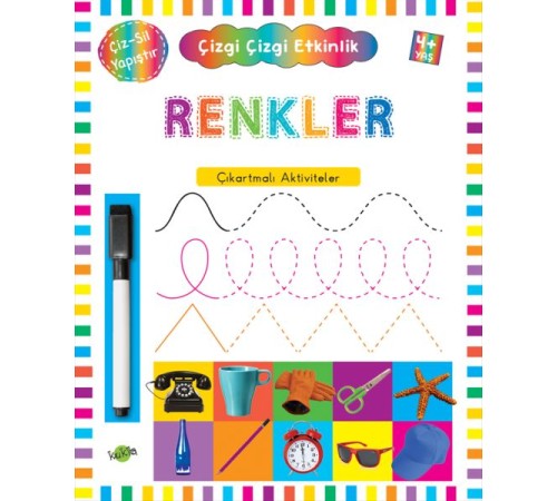 Çizgi Çizgi Etkinlik - Renkler (4+ Yaş)