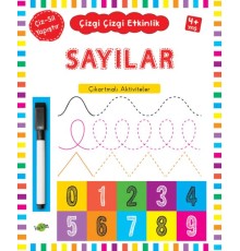 Çizgi Çizgi Etkinlik - Sayılar (4+ Yaş)