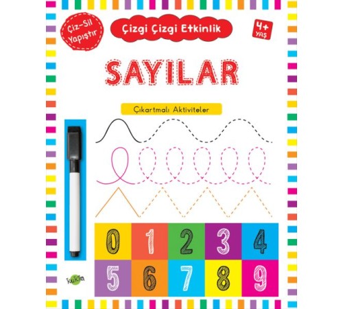 Çizgi Çizgi Etkinlik - Sayılar (4+ Yaş)