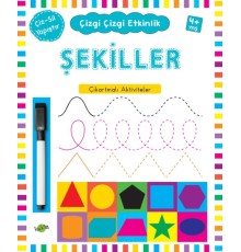 Çizgi Çizgi Etkinlik - Şekiller (4+ Yaş)