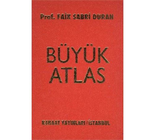 Kanaat Büyük Atlas (Ciltli)