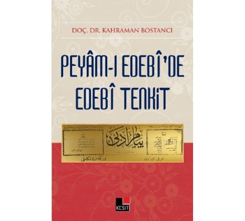 Peyamı Edebide Edebi Tenkit Peyamı Edebide Edebi Tenkit