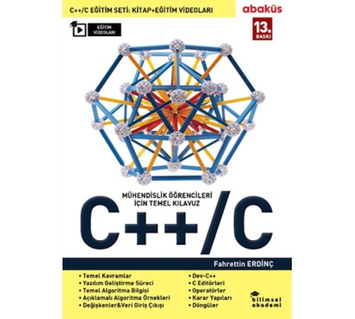 Mühendislik Öğrencileri İçin Temel Kılavuz C / C++ - Eğitim Videolu