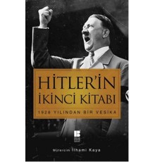 Hitler’in İkinci Kitabı  1928 Yılından Bir Vesika