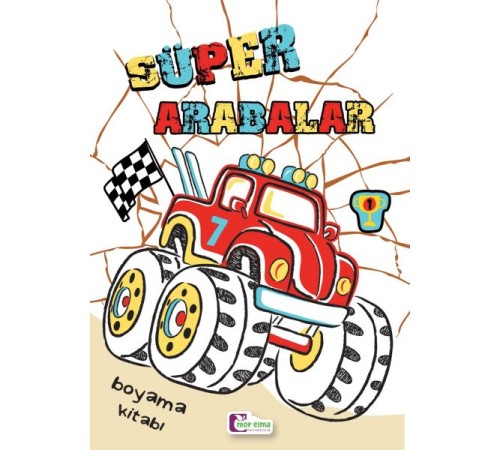 Süper Arabalar Boyama Kitabı