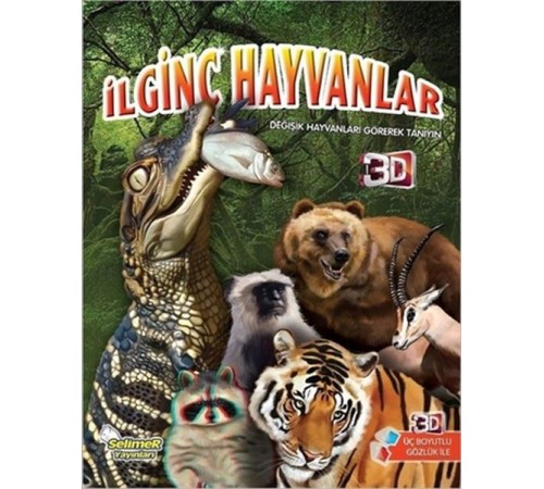 İlginç Hayvanlar - 3D Gözlük Hediyeli