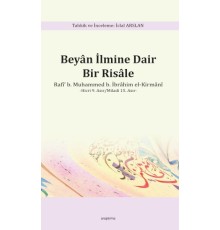 Beyan İlmine Dair Bir Risâle