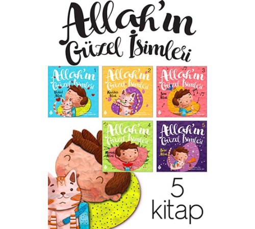 Allah'ın Güzel İsimleri Seti 1 (5 Kitap)
