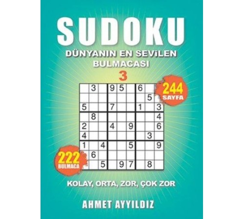 Sudoku Dünyanın En Sevilen Bulmacası 3