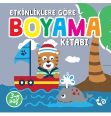 Etkinliklere Göre Boyama Kitabı - Gri