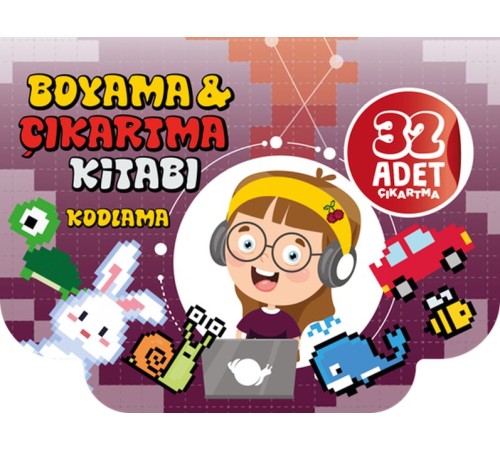 Boyama Ve Çıkartma Kitabı Kodlama