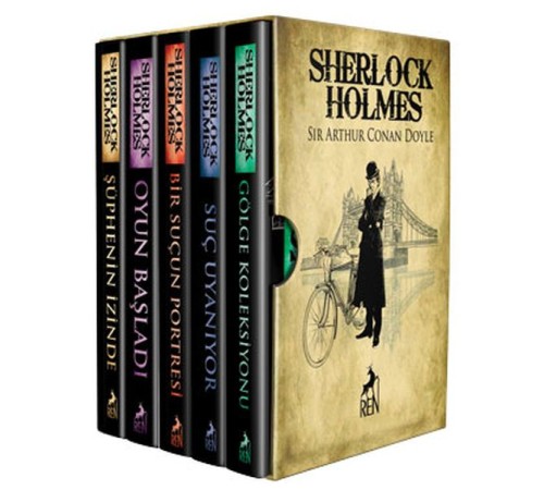 Sherlock Holmes - Bütün Hikayeler (5 Kitaplık Kutulu Set)