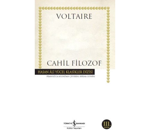 Cahil Filozof - Hasan Ali Yücel Klasikleri Cahil Filozof - Hasan Ali Yücel Klasikleri