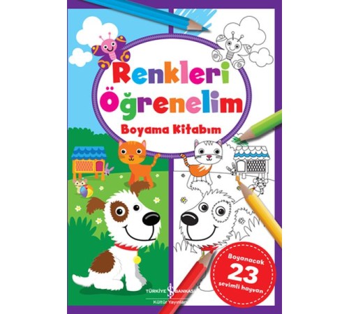 Renkleri Öğrenelim Boyama Kitabım