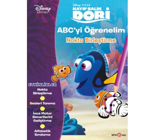 Disney Eğitsel Dori ABC’yi Öğrenelim Nokta Birleştirme