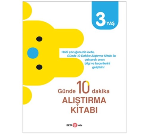 Günde 10 Dakika Alıştırma Kitabı 3 Yaş