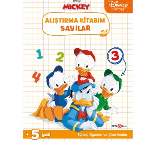 Disney Eğitsel Çıkartmalı Alıştırma Kitabım Sayılar