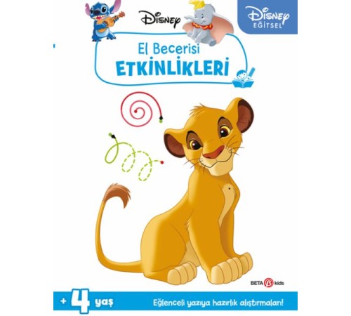 Disney Eğitsel Simba El Becerisi Etkinlikleri Yazıya Hazırlık