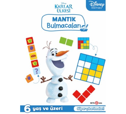 Disney Eğitsel Karlar Ülkesi Çıkartmalı Mantık Bulmacaları