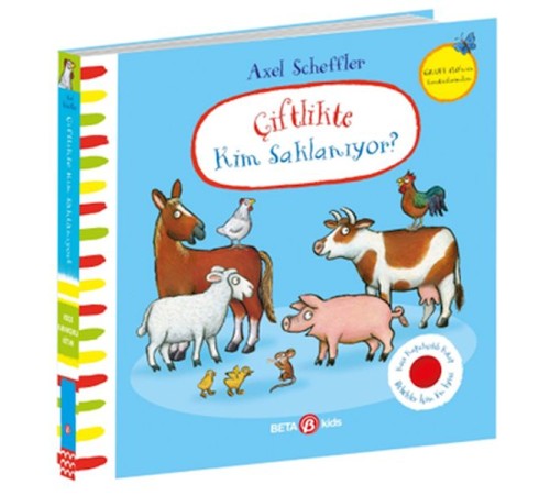 Çiftlikte Kim Saklanıyor-Alex Scheffler (Keçe Kapakçıklı Kitap)