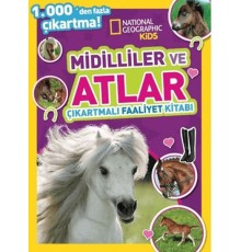 National Geographic Kids Midilliler ve Atlar Çıkartmalı Faaliyet Kitabı