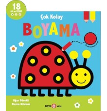 Çok Kolay Boyama Uğur Böcekli Resim Kitabım