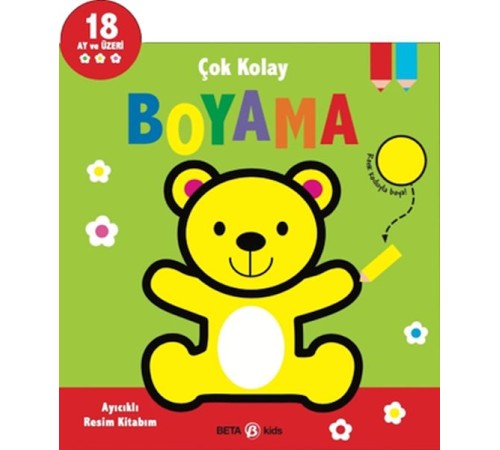 Çok Kolay Boyama Ayıcıklı Resim Kitabım