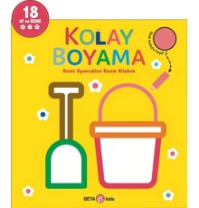 Kolay Boyama Deniz Oyuncakları Resim Kitabım
