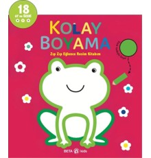 Kolay Boyama Zıp Zıp Eğlence Resim Kitabım